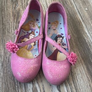 Disney Pink Glitter Princess Dress Shoes